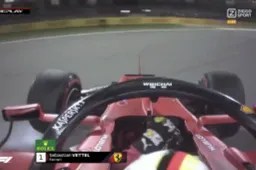 Sebastian Vettel spint ook tijdens VT2 in Bahrein!