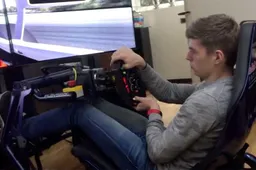 De racesimulator van Max Verstappen