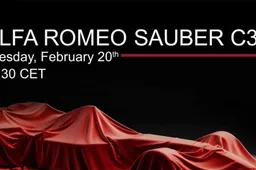 Sauber Alfa Romeo trekt dinsdag om 12:30 het doek van hun nieuwe auto