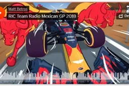 Beluister alle boordradio's Ricciardo bij GP van Mexico