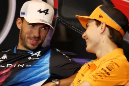 Piastri accidentally taunts Gasly: 'Fighting for a win is nicer than a point'