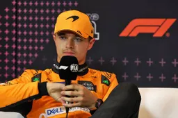 This is Norris' reaction after Verstappen dominated qualifying in Austria