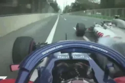IDIOOT! Magnussen dwingt Gasly TWEE KEER de muur in!