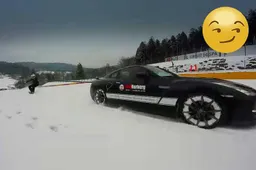 Epic! Snowboarden over Spa-Francorchamps!