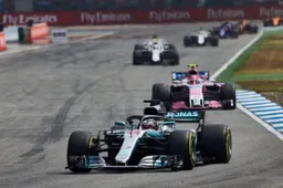 De beruchte actie van Lewis Hamilton in Duitsland