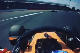 Alonso heeft grote moeite om Magnussen in te halen!