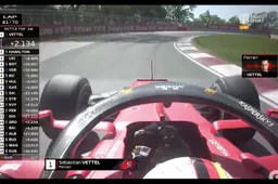 Terugkijken: Voor dit incident kreeg Vettel vijf seconden tijdstraf