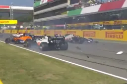 Megaklapper van vier coureurs bij herstart Toscaanse GP