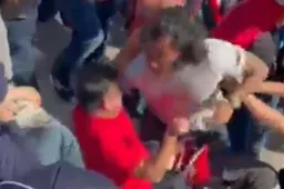 Shocking footage from Mexico: Ferrari fans attacked after Perez's DNF