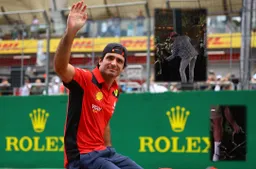 Sainz triomfeert in Netflix Cup, trofee valt en breekt doormidden