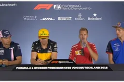 TERUGKIJKEN: De FIA-rijderspersconferentie Duitse Grand Prix 2018