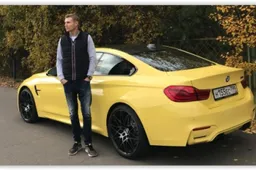‘Snelste’ Rus in Mercedes omgedoopt tot reclamemodel BMW