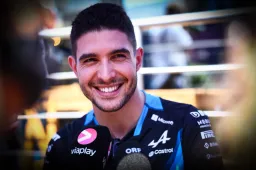 Ocon a reçu un cadeau très spécial de la part d'Alpine