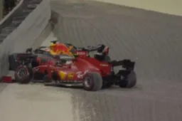 BREAKING: Verstappen and Leclerc both out after first lap collision