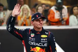Verstappen has the F1 World Championship trophy is in his possession!