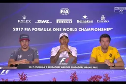 Terugkijken: Rijderspersconferentie Grand Prix van Singapore