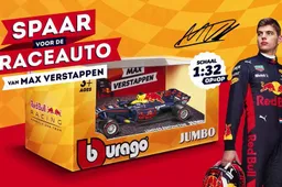 Schaalmodel auto Verstappen helemaal uitverkocht bij Jumbo!