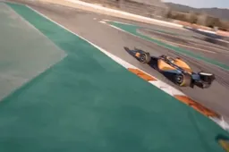 Drone footage from Barcelona: McLaren makes full use of film day