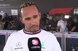Hamilton: "Ik had niet verwacht dat ik de auto op de baan zou houden"