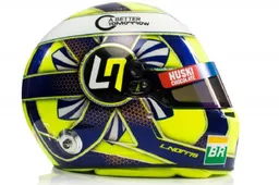 Dit is de nieuwe helm van McLaren-coureur Lando Norris!