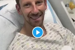 Grosjean thanks people who helped him in video from hospital bed