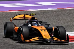 McLaren junior Dunne takes fine Feature Race win in Bahrain, Lindbald P10