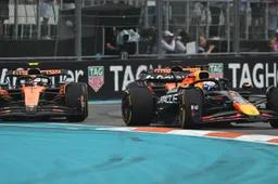 norris achter verstappen in miami