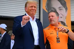 Will president Trump really drive a McLaren Formula 1 car in Austin?