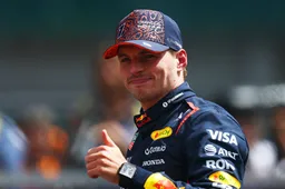 Blije Max Verstappen na zege in belgië