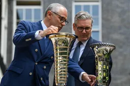 UK PM Sir Keir Starmer meets Stefano Domenicali amid F1's 75th year celebrations