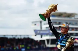 Another mishap for McLaren as trophy shatters into a thousand pieces