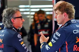 Laurent Mekies e Max Verstappen