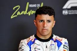 Hadjar can't enjoy podium in Zandvoort for long: Frenchman breaks trophy