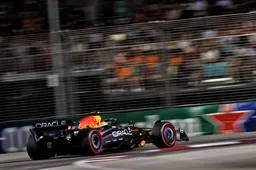 The final starting grid for the Singapore GP