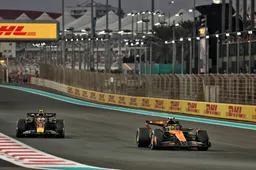 Norris: 'it got pretty close' with Tsunoda in Abu Dhabi GP