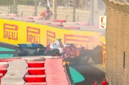 Hamilton causes red flag after FP3 crash at the Abu Dhabi Grand Prix