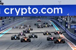 Drama for Verstappen as he spins in Miami GP lead battle with Leclerc