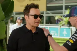 Verstappen laat Tonight Show-host Jimmy Fallon beduusd achter