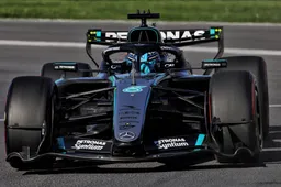 Russell wins Canada Sprint after Mercedes teammates make contact