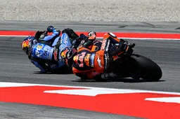 Acosta's puncture causes two scary crashes and red flag in Barcelona