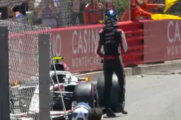 Grote crash onderbreekt laatste vrije training in Monaco