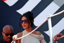 Kim Kardashian blanks Martin Brundle during Monaco GP grid walk