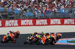 Nasty crash as Moto3 rider gets run over on final lap