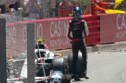Big crash brings out late red flag during Monaco GP FP3