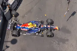 Isack Hadjar schrijft zijn Red Bull af en veroorzaakt rode vlag in VT1