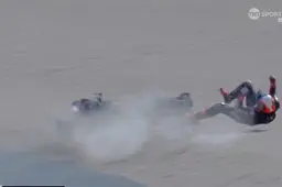 Bezzecchi naar medisch centrum gebracht na zeer zware crash op Sachsenring