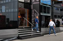 Jos Verstappen and Max's manager spotted at McLaren hospitality in Belgium