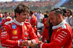 Ferrari set for Madring filming day with Hamilton and Leclerc