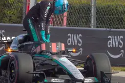 Russell's Hungarian GP qualifying ends in disappointment with W17 issue