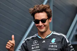 George Russell takes Azerbaijan GP pole by eight tenths as Leclerc admits gap was unexpected